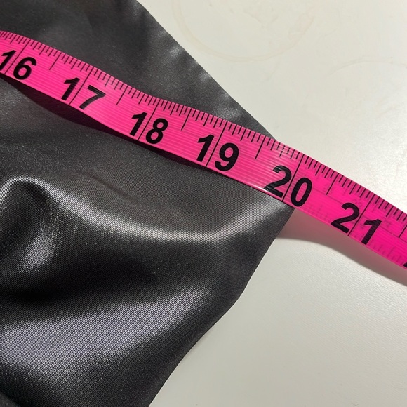 NWOT Alfred Angelo Top -Grey formal one shoulder ruched Satin top Sz 18 - Picture 11 of 12